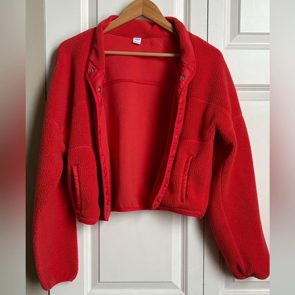 Old Navy / Active Red Fleece Pullover / XXL